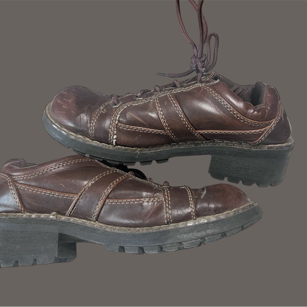 LOWER EAST SIDE Women's Dark Brown Platform Shoes